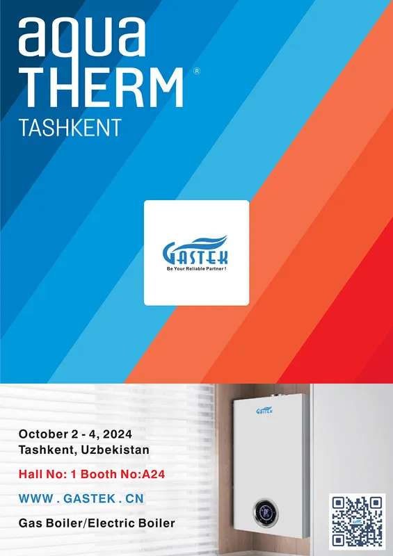 ZHONGSHAN GASTEK HOME APPLIANCE COMPANY LIMITED présentera des chaudières à gaz et des chaudières électriques innovantes au salon de Tachkent 2024