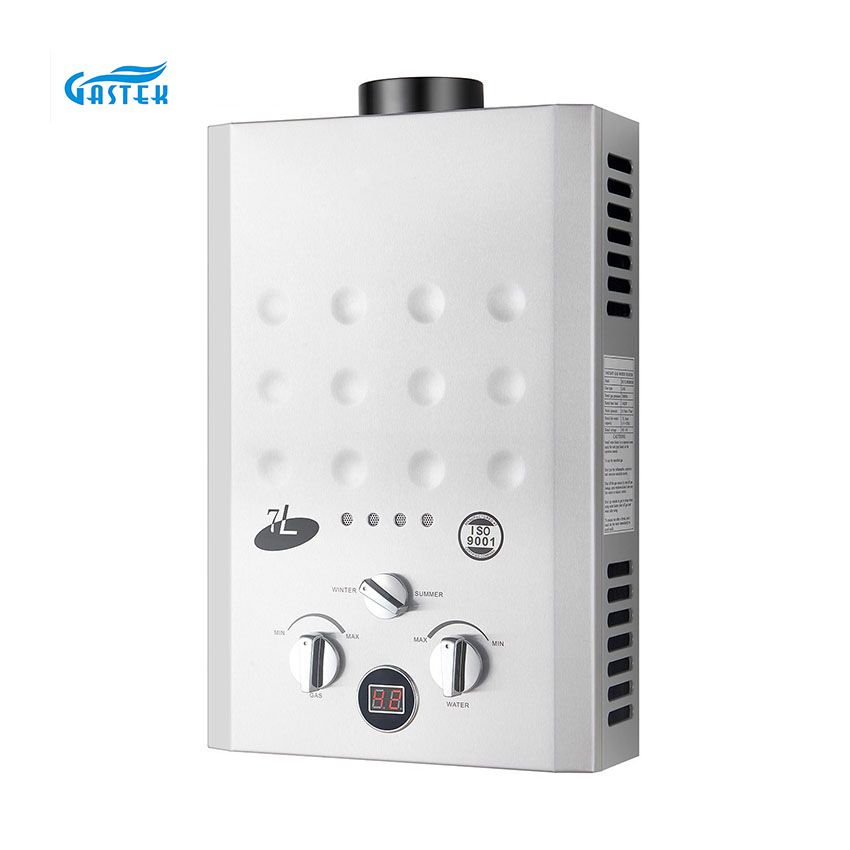 Chauffe-eau instantané naturel au gaz gpl, douche à conduit, installation dans la salle de bains